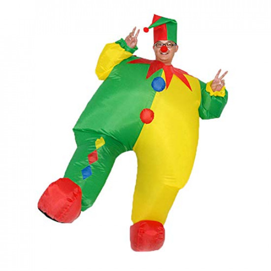 Fantasia Palhaço Inflável Adulto Luxo Fantasia Palhaço Inflável Adulto Luxo