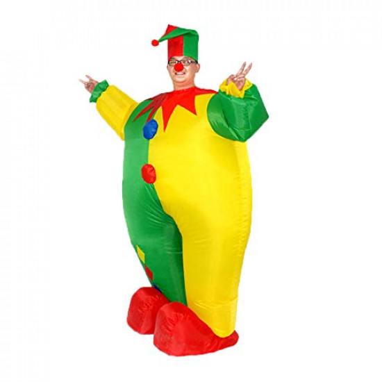 Fantasia Palhaço Inflável Adulto Luxo Fantasia Palhaço Inflável Adulto Luxo