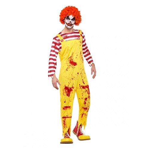Fantasia Palhaço Matador Ronald McDonald Adulto Fantasia Palhaço Matador Ronald McDonald Adulto