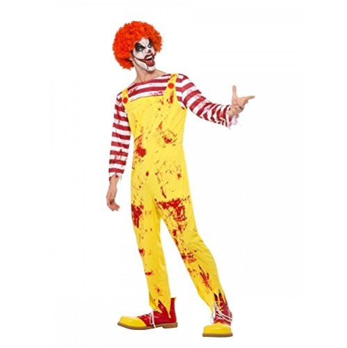 Fantasia Palhaço Matador Ronald McDonald Adulto Fantasia Palhaço Matador Ronald McDonald Adulto