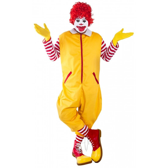 Fantasia Palhaço McDonalds Adulto