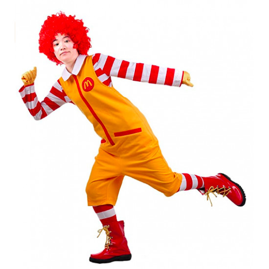 Fantasia Palhaço McDonalds Infantil