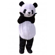 Fantasia Panda Mascote Adulto Elite