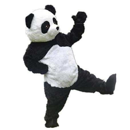 Fantasia Panda Mascote Adulto Elite Profissional Fantasia Panda Mascote Adulto Elite Profissional