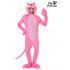 Fantasia Pantera Cor de Rosa Adulto Luxo