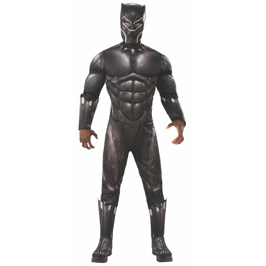 Fantasia Pantera Negra Guerra Infinita Adulto Luxo Fantasia Pantera Negra Guerra Infinita Adulto Luxo