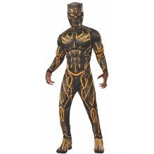 Fantasia Pantera Negra Guerra Infinita Adulto Luxo Amarelo Fantasia Pantera Negra Guerra Infinita Adulto Luxo Amarelo