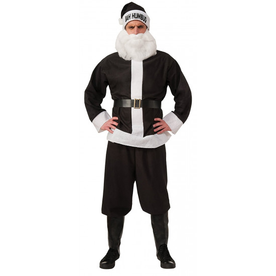 Fantasia Papai Noel Bah Humbug Preta