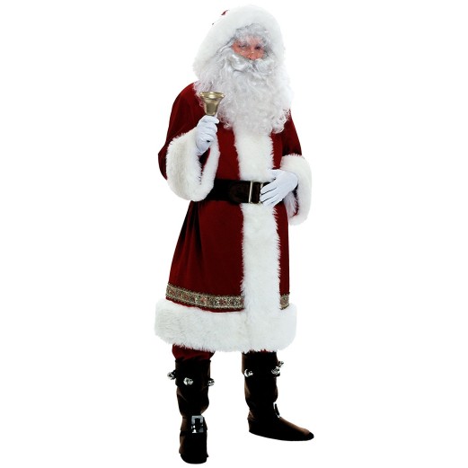 Fantasia Papai Noel Velhos Tempos Luxo Fantasia Papai Noel Velhos Tempos Luxo