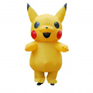 Fantasia Pikachu Pokemon Inflável Infantil Luxo   