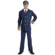 Fantasia Piloto de Avião Adulto Luxo