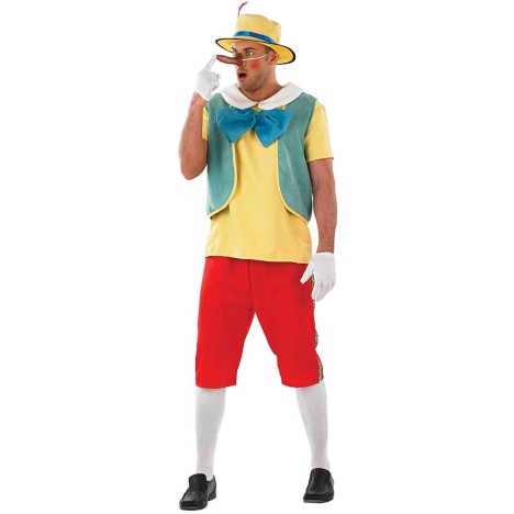 Fantasia Pinóquio Luxo Adulto Fantasia Pinóquio Luxo Adulto