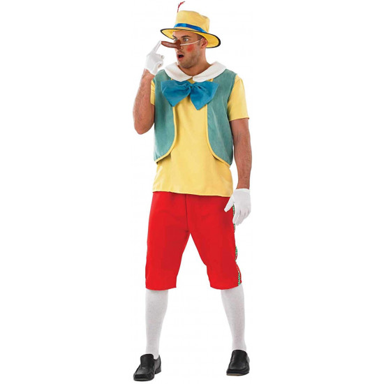 Fantasia Pinóquio Luxo Adulto Fantasia Pinóquio Luxo Adulto