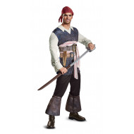 Fantasia Piratas do Caribe Jack Sparrow Clássica