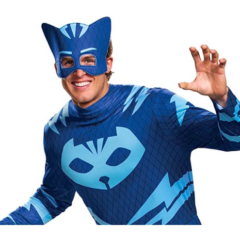 Fantasia PJ Máscaras Menino Gato Connor Adulto