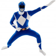 Fantasia Power Rangers Azul Luxo