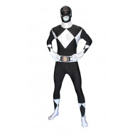 Fantasia Power Rangers Preto Luxo