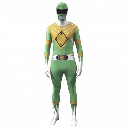 Fantasia Power Rangers Verde Luxo Fantasia Power Rangers Verde Luxo