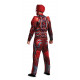 Fantasia Power Rangers Vermelha Filme Adulto Luxo Fantasia Power Rangers Vermelha Filme Adulto Luxo