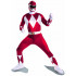 Fantasia Power Rangers vermelho Clássico