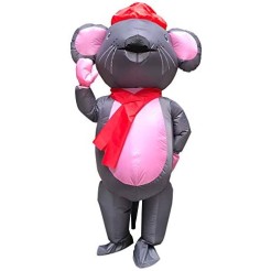 Fantasia Ratinho Inflável Adulto Fantasia Ratinho Inflável Adulto