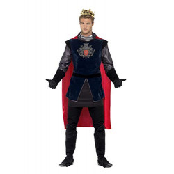 Fantasia Rei Arthur Medieval Adulto Luxo