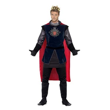 Fantasia Rei Arthur Medieval Adulto Luxo