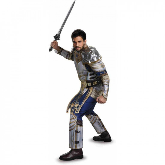 Fantasia Rei Llane Wrynn Warcraft Luxo Adulto Fantasia Rei Llane Wrynn Warcraft Luxo Adulto