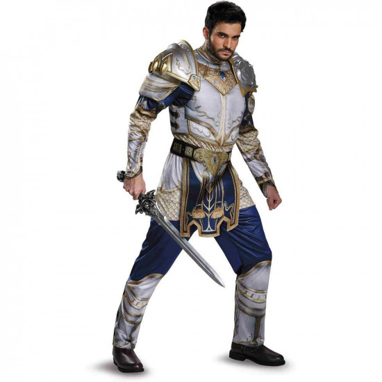 Fantasia Rei Llane Wrynn Warcraft Luxo Adulto Fantasia Rei Llane Wrynn Warcraft Luxo Adulto