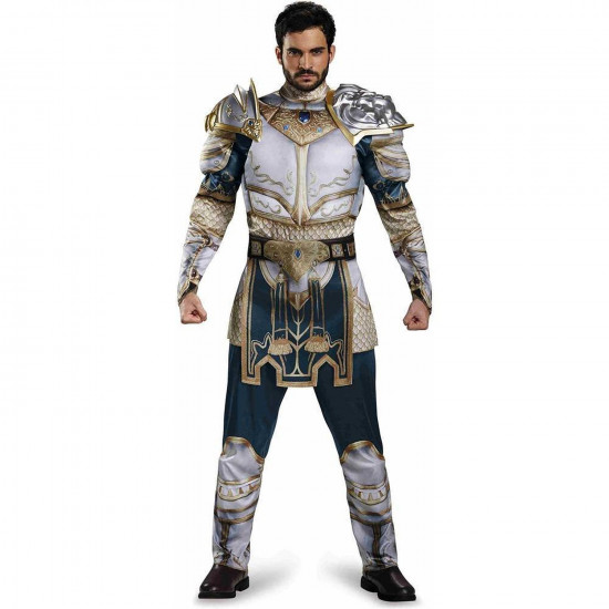 Fantasia Rei Llane Wrynn Warcraft Luxo Adulto Fantasia Rei Llane Wrynn Warcraft Luxo Adulto