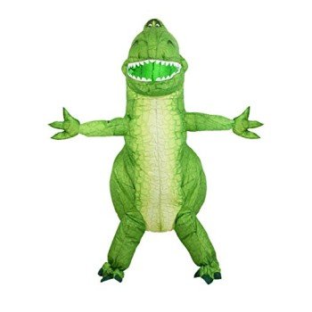 Fantasia Rex Toy Story Inflável Adulto Luxo Fantasia Rex Toy Story Inflável Adulto Luxo
