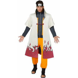 Fantasia Roupão Naruto Hokage Anime Uzumaki Luxo Adulto