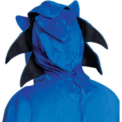 Fantasia Sonic the Hedgehog Luxo Macacão Clássico Adulto