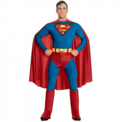 Fantasia SuperMan Super Homem Adulto Masculino