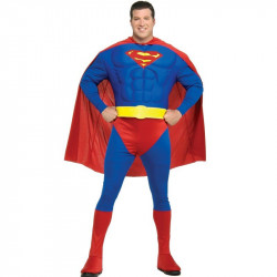 Fantasia SupernMan Super Homem Adulto Masculino Extra Grande