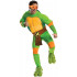 Fantasia Tartarugas Ninja Adulto Luxo Michelangelo com Músculos