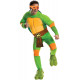 Fantasia Tartarugas Ninja Adulto Luxo Michelangelo com Músculos Fantasia Tartarugas Ninja Adulto Luxo Michelangelo com Músculos