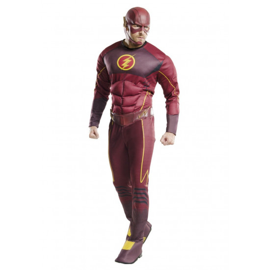 Fantasia The Flash Adulto Luxo Fantasia The Flash Adulto Luxo