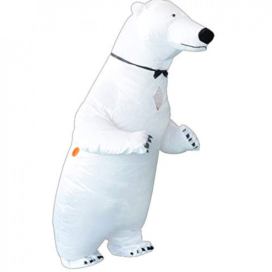 Fantasia Urso Polar Inflável Adulto Luxo Fantasia Urso Polar Inflável Adulto Luxo