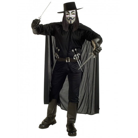 Fantasia V de Vingança Vendetta Adulto Clássico