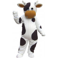 Fantasia Vaca Mascote Adulto Luxo   