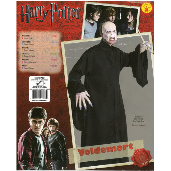 Fantasia Voldemort Harry Potter Adulto Fantasia Voldemort Harry Potter Adulto