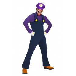 Fantasia Waluigi Adulto Luxo
