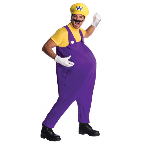 Fantasia Wario Adulto Luxo Fantasia Wario Adulto Luxo
