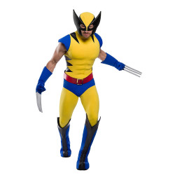 Fantasia Wolverine X Men Adulto com Músculo Premium