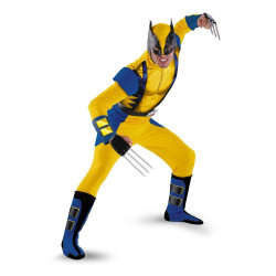 Fantasia X Men Wolverine Adulto Luxo