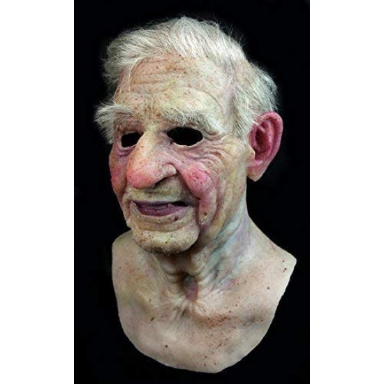 Máscara de Silicone Realista Velho Boris Luxo Máscara de Silicone Realista Velho Boris Luxo