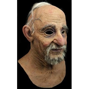 Máscara de Silicone Realista Velho Senhor Luxo