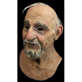 Máscara de Silicone Realista Velho Senhor Luxo