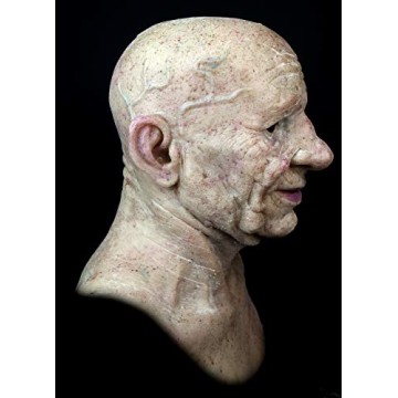 Máscara de Silicone Realista Velho Tio Marvi Luxo